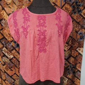 Free people pink tunic